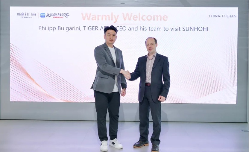 深化合作 | 老虎中国走进新豪轩门窗，共探门窗品质美学进阶之路